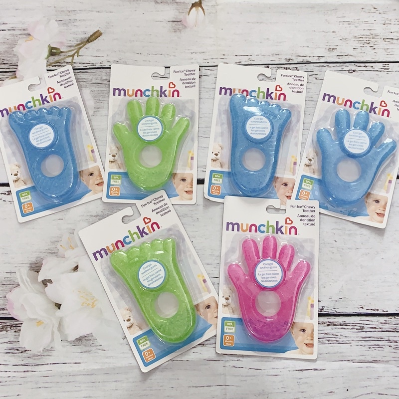 Gặm nướu gel hình bàn chân/bàn tay Munchkin an toàn