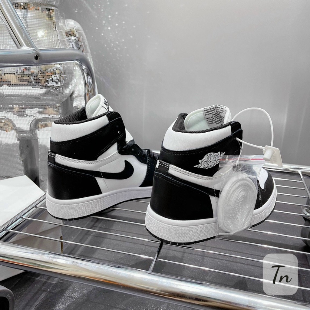 Giày Jordan Cổ Cao Nam Nữ, Giày Sneaker JD1 Đen Trắng Panda Thời Trang Cao Cấp Hottrend 2023