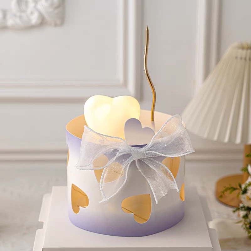 5 Trái Tim Nhựa (Có Đèn Phát Sáng)