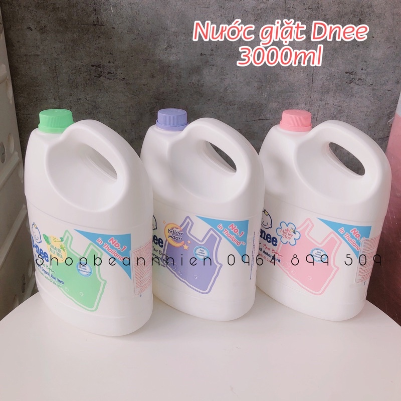 [Chính hãng] Nước giặt dnee 3 lít nắp NEO Thái Lan chính hãng.