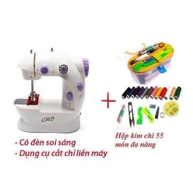 MÁY MAY GIA ĐÌNH CÓ ĐÈN (TẶNG HỘP KIM CHỈ)