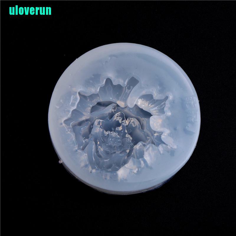 Khuôn Silicone Tạo Hình Hoa Hồng Nở Sáng Tạo Làm Bánh