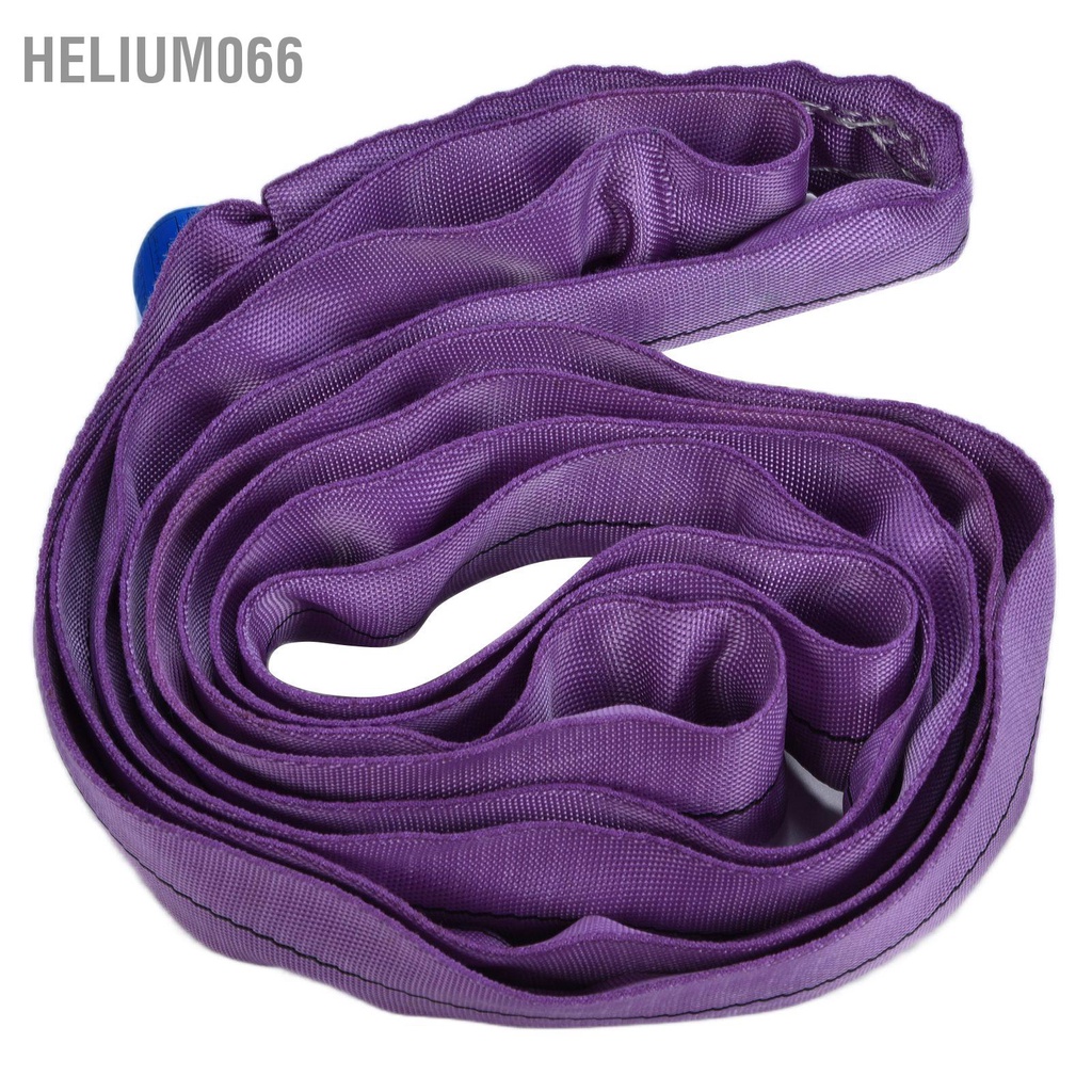 1T Vòng nâng Sling Endless PES Dây đai linh hoạt Phụ kiện giàn cần cẩu có độ bền cao Helium066