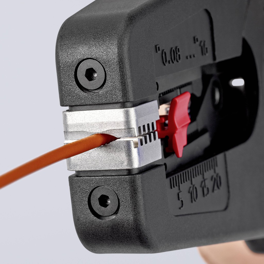 Dụng Cụ Kìm Knipex Tách Dây Điện Tự Động 12 62 180/ 12 42 195/ 12 52 195 Tách Cáp Tròn & Dẹp 0.08 - 16.0 mm²