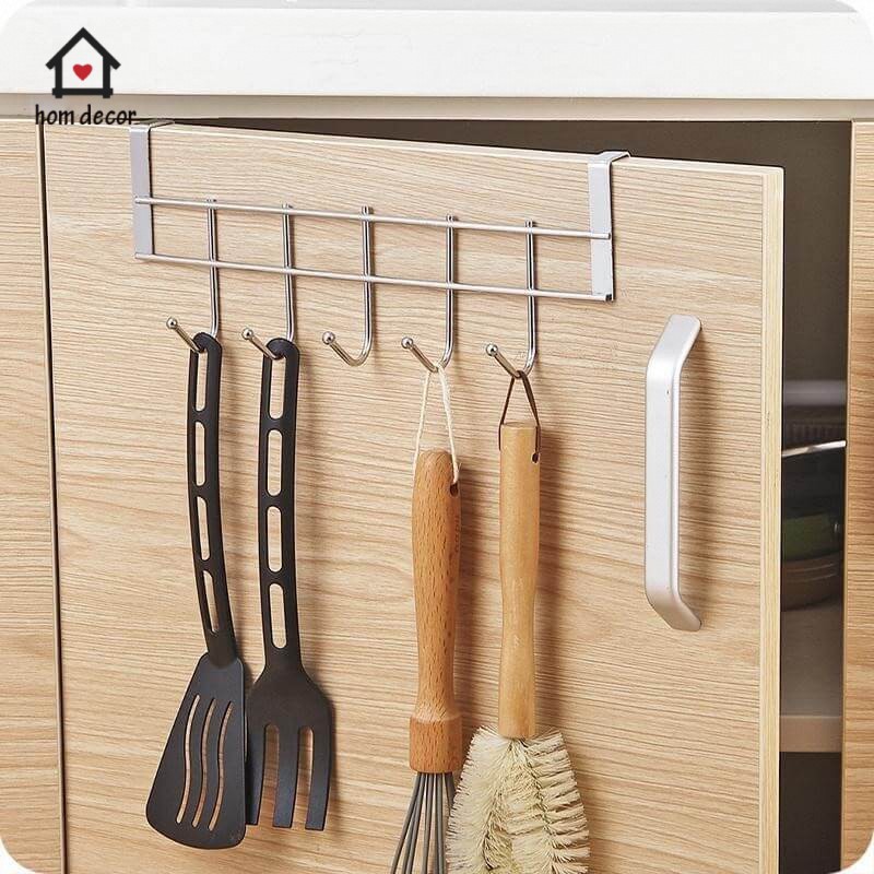 Móc Inox Treo Đồ dán tường, Giá treo đồ Gắn Sau Tủ Cánh Cửa Nhà Tắm Phòng Bếp