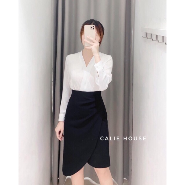 chân váy công sở xếp ly ( hàng thiết kế )