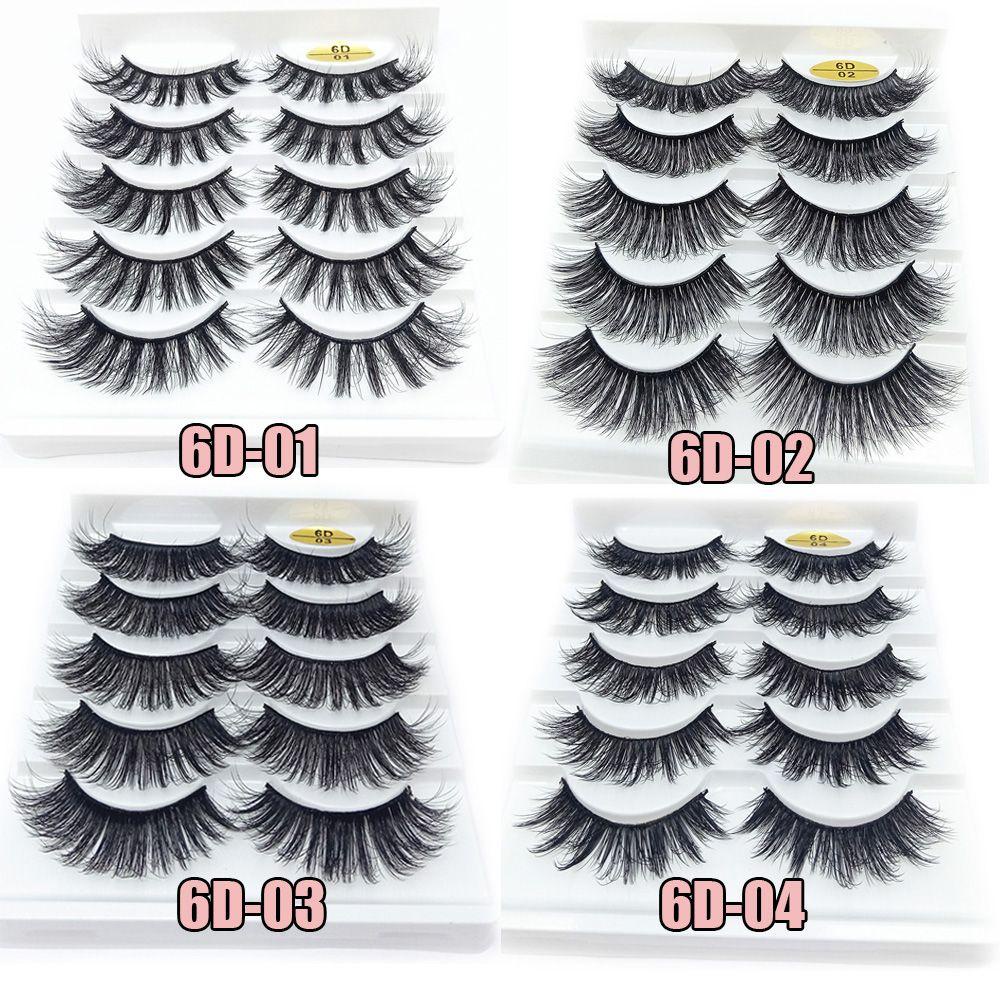 Set 5 Cặp Lông Mi Giả ESPO SKONHED 6D Dài Tự Nhiên