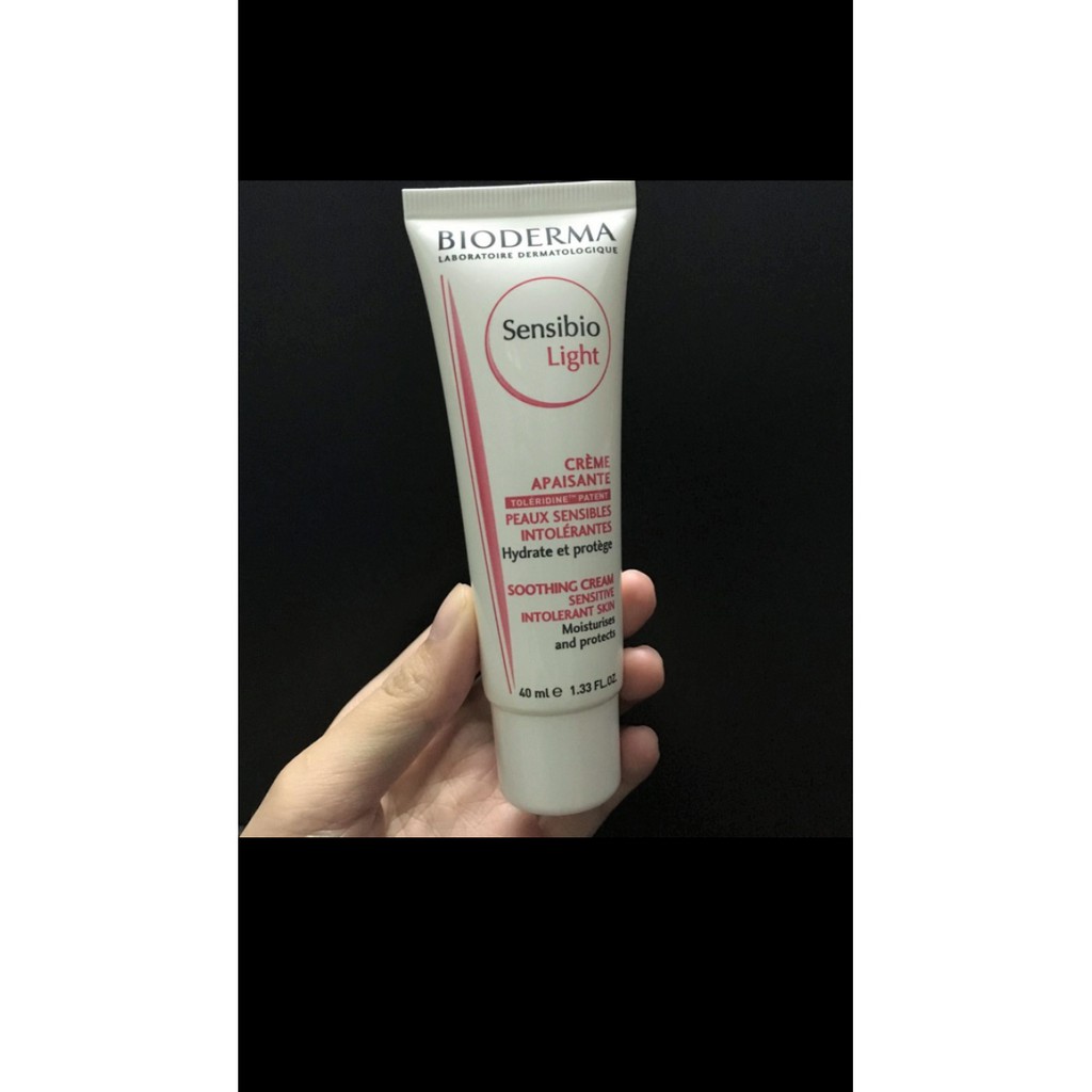 BIODERMA - KEM DƯỠNG ẨM CHO DA NHẠY CẢM SENSIBIO LIGHT 40ML