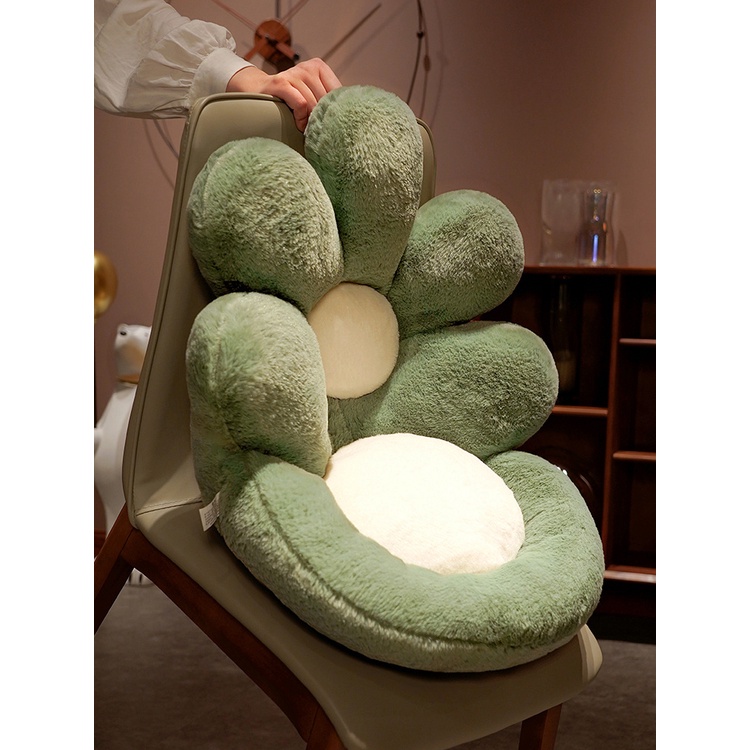 Order | Đệm ghế tựa lưng hình hoa cúc chất lông mịn cho dân văn phòng, sinh viên