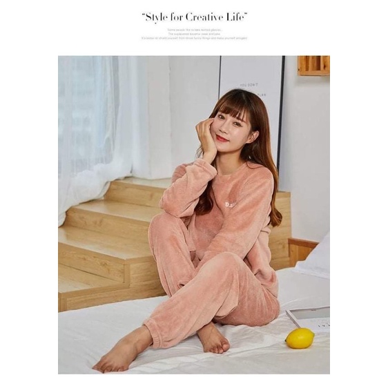Bộ Ngủ Nhung Cao Cấp - Ấm Áp - Mềm Mại Hot 2023