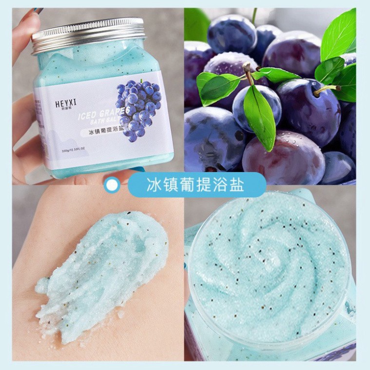 Tẩy tế bào chết Body PEACH đào cải thiện da viêm lông, sáng da Tẩy da chết đào Heyxi HTTBC2