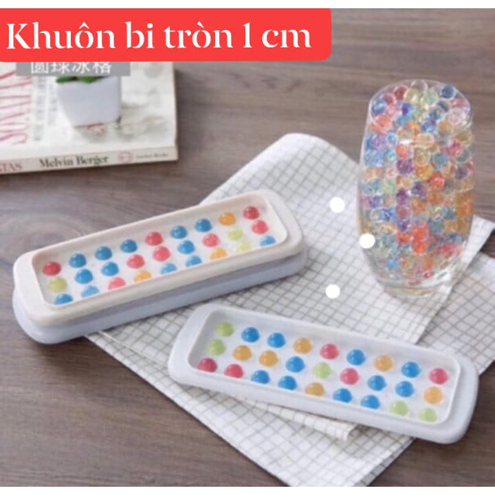 Khuôn thạch bi tròn  đường kính 1- 2,5 cm thích hợp  làm thạch trà sữa, trân châu, thạch bi phô mai, thạch bi hoa quả