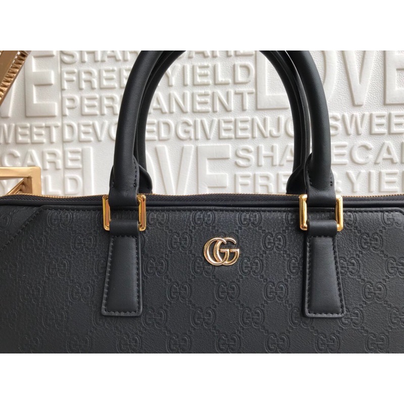 Cặp xách công sở nam họa tiết logo thương hiệu thời trang Gucci GG/GC cao cấp hàng vip 1-1 | BigBuy360 - bigbuy360.vn