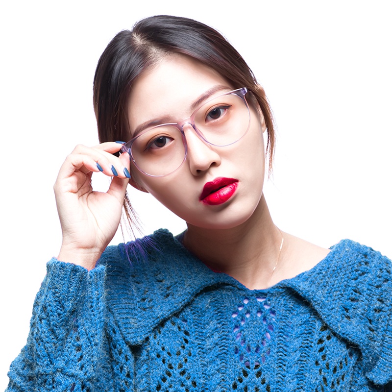 Kính đọc sách gọng tròn siêu nhẹ cản bức xạ nhiều màu sắc tự chọn dành cho nam và nữ