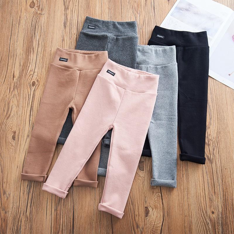 Quần legging cotton lưng thun thời trang cho bé