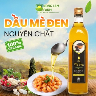 Dầu Mè Đen Nguyên Chất 500ml |Dầu Vừng Đen nguyên chất cho bé ăn dặm, dầu ăn cho ăn kiêng | Black Sesame Oil
