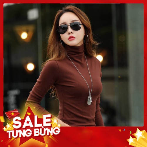 -HÀNG NHẬP KHẨU Áo Len Nỉ Nữ Cổ Cao Bó Đẹp Dáng thời trang Hàn Quốc Giữ Âm Tốt Cho Cơ Thể Liên hệ mua hàng 084.209.1989