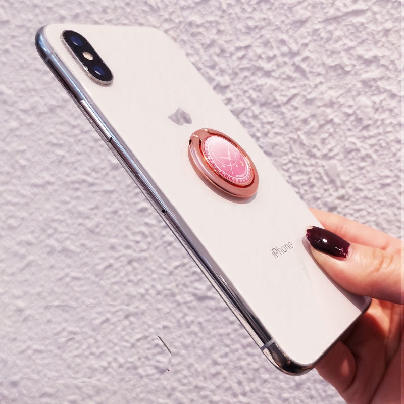 Giá đỡ vòng nhẫn hình đồng hồ sang trọng thích hợp cho Android iPhone