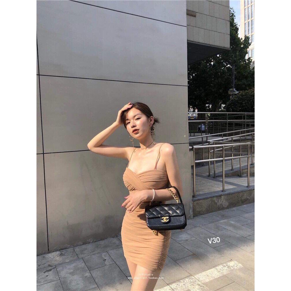 ĐẦM NỮ BODY 2 DÂY SEXY THỜI TRANG THIẾT KẾ ARAVA LE65 | BigBuy360 - bigbuy360.vn