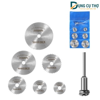 Bộ 6 lưỡi cưa mini thép HSS gắn máy khoan