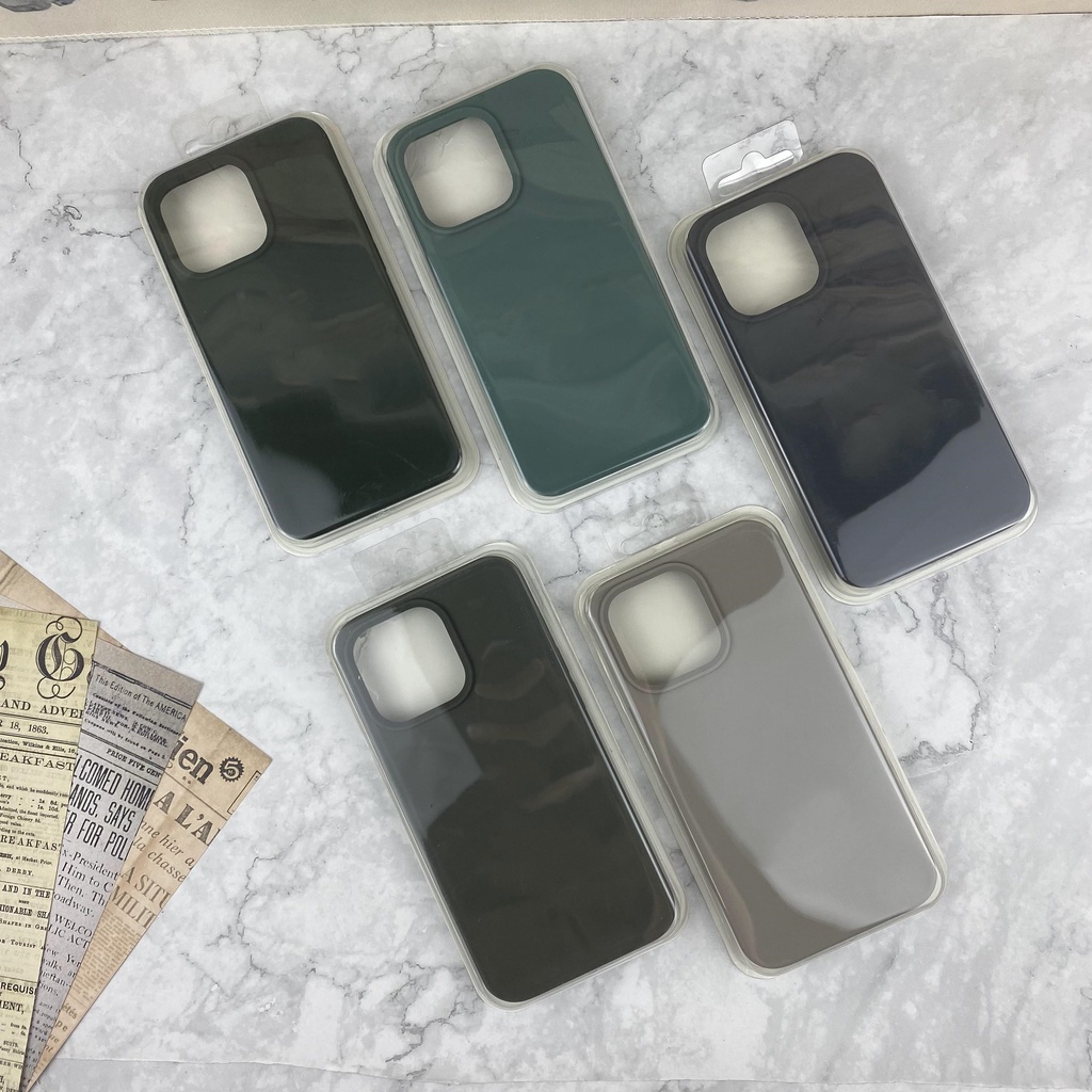 Silicone Phone Case for i-Phone 14 11 12 13 Pro X XS Max XR 7 8 Plus All-inclusive Anti-drop Casing