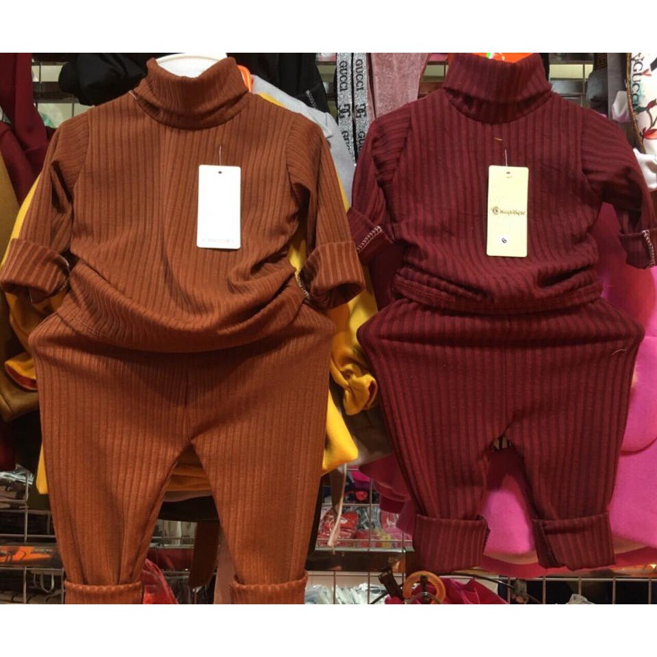 combo 3 bộ len cổ lọ