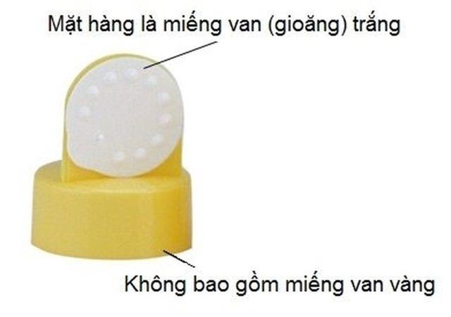 Phụ kiện van trắng/van vàng máy hút sữa - tương thích máy hút sữa medela