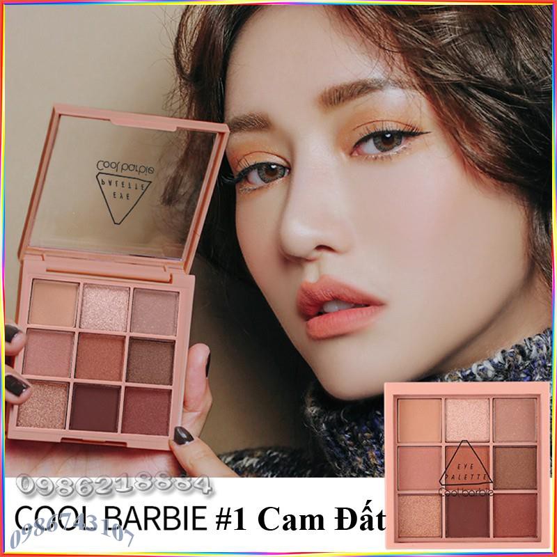 Bảng phấn mắt Coolbarbie Eye Palette tông cam đất cam đào AEP2