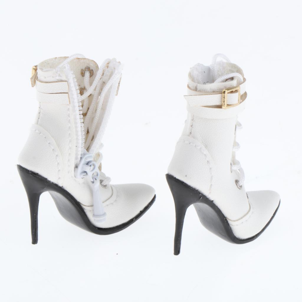 Giày Boot Cao Gót Tỷ Lệ 1: 6 Dành Cho Búp Bê 12 Inch