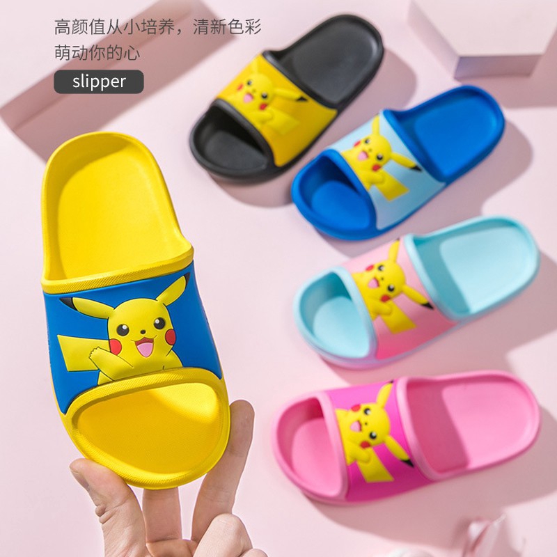 Pokémon-(High Quality) EVA Lightweight Cartoon Kid's Home Slippers