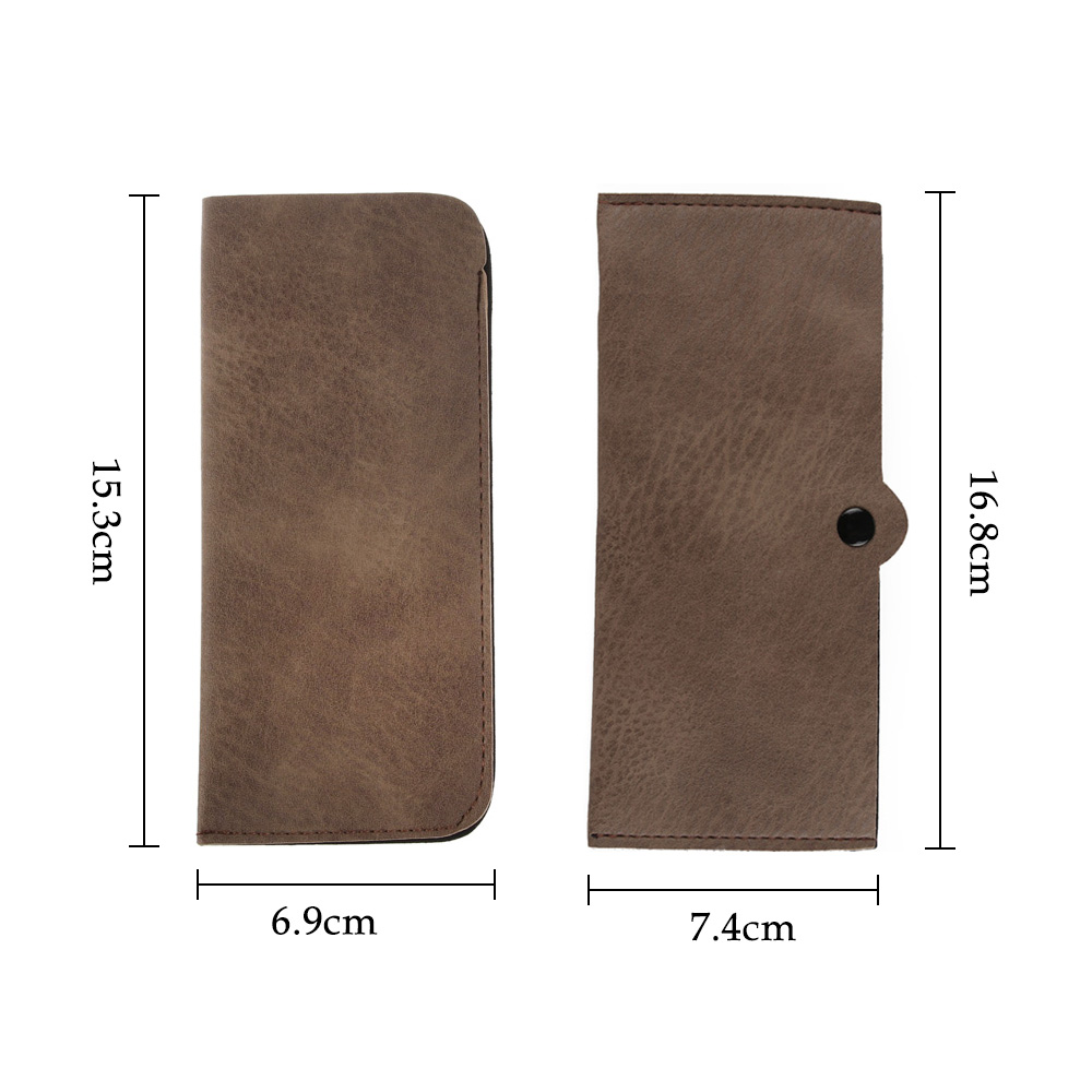 Túi Da Pu Bảo Vệ Mắt Kính Khi Đọc Sách