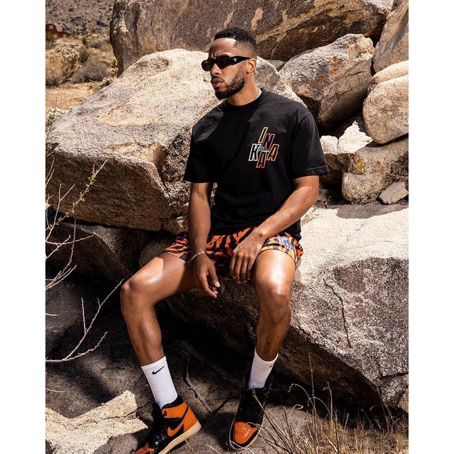 Quần Short Thể Thao Bóng Rổ Phối Rách Kiểu Đường Phố Mỹ Nhanh Khô Cá Tính