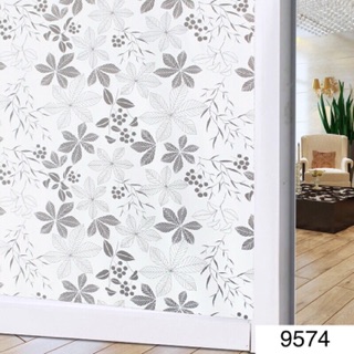 Decal dán kính hoa văn khổ ngang 0,9m