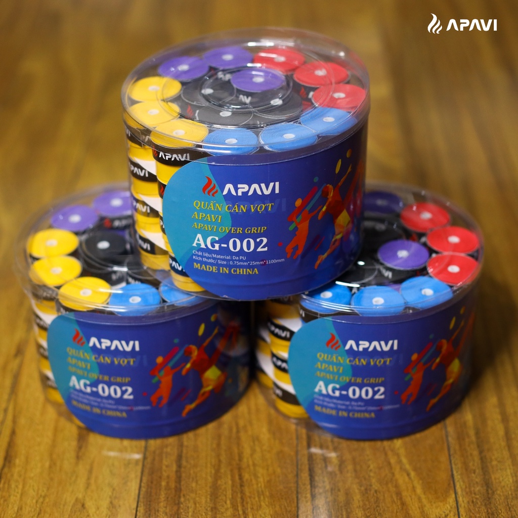 Quấn cán APAVI AG002 trơn dày dặn, êm tay, bám tay