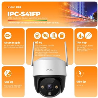 CAMERA IP WIFI IMOU 4MP IPC-S41FP-IMOU