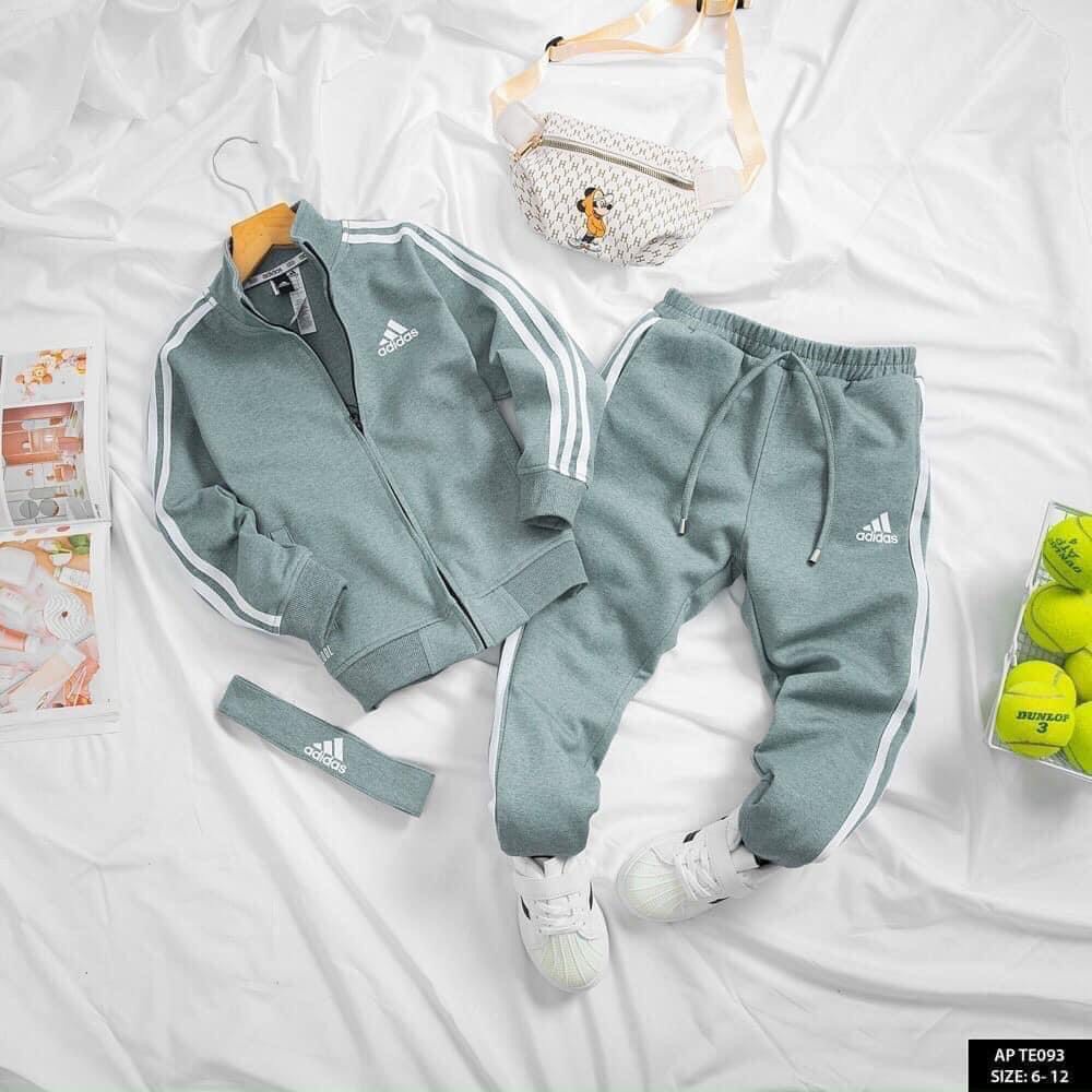 Bộ thể thao Adidas cho bé 8-30 kg chất Umi siêu đẹp
