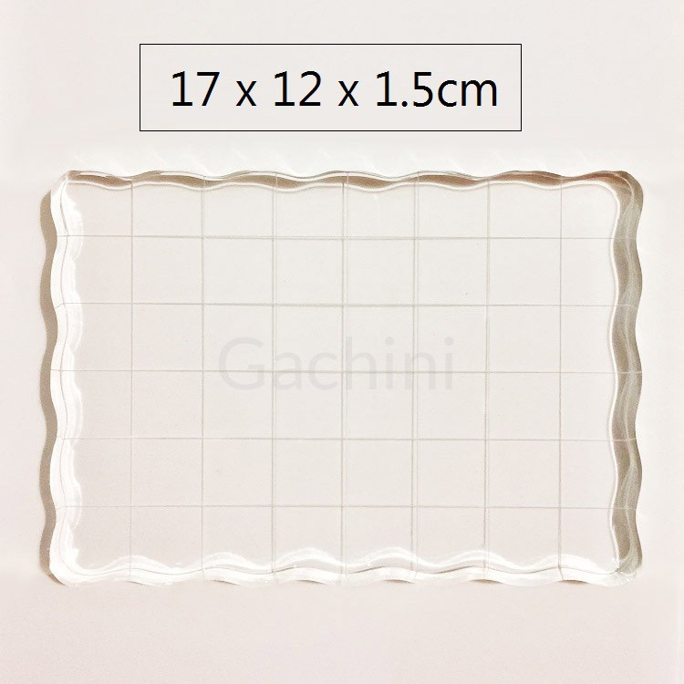 Cán dấu trong suốt clear stamp