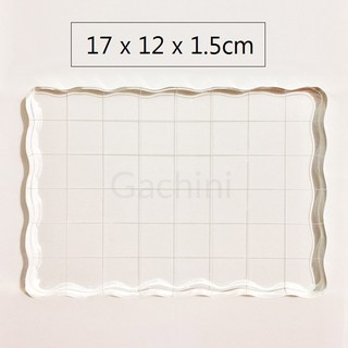 Cán dấu trong suốt clear stamp (acrylic block)