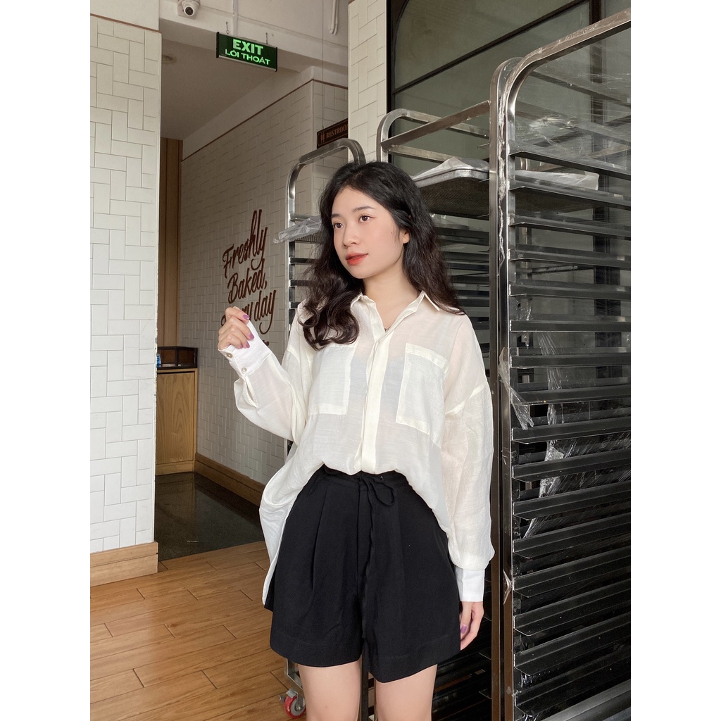 Áo somi tay dài NANCY SHIRT
