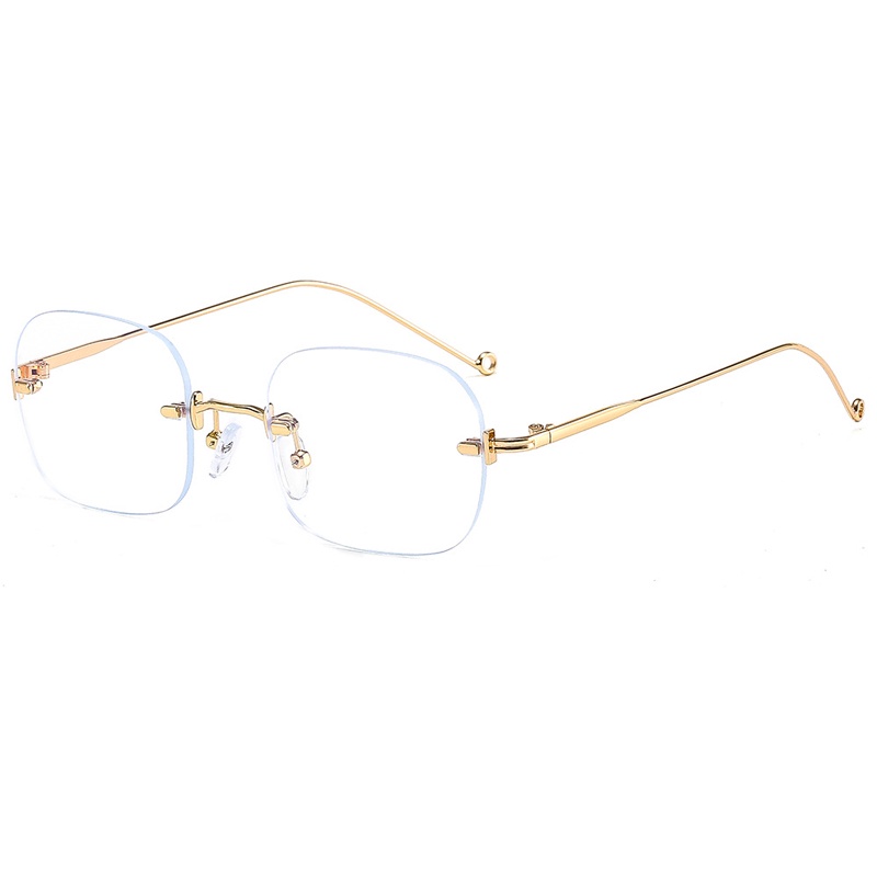 Mắt kính không viền chống bức xạ phong cách Hàn Quốc sành điệu cao cấp cho nữ 2021