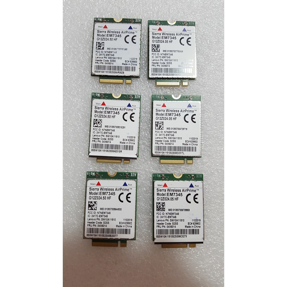 Card wwan 4G Gobi 5000 dùng cho laptop Lenovo Thinkpad X240,X250,T440,T450s,W540