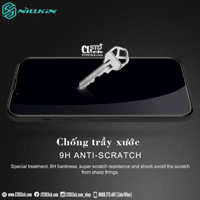KÍNH CƯỜNG LỰC IPHONE 13 - 13 PRO NILLKIN CP+PRO 2.5D CHÍNH HÃNG - HÀNG CHUẨN