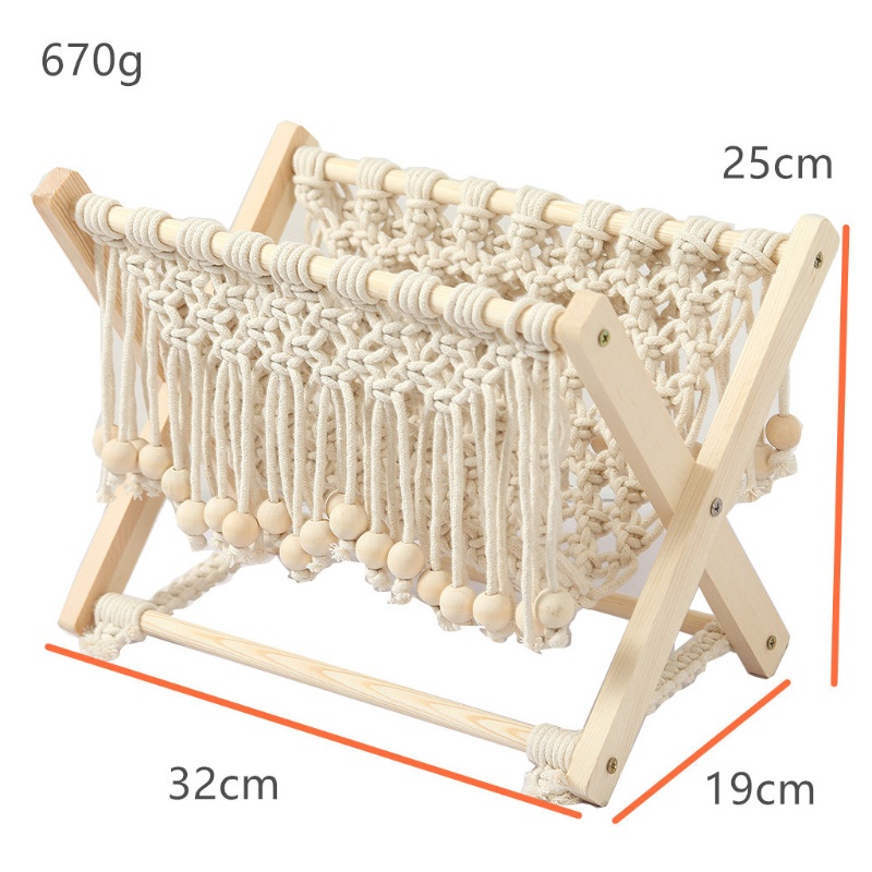 Giá Đỡ Tạp Chí / Tạp Chí / Tạp Chí Bằng Dây Cotton Bện