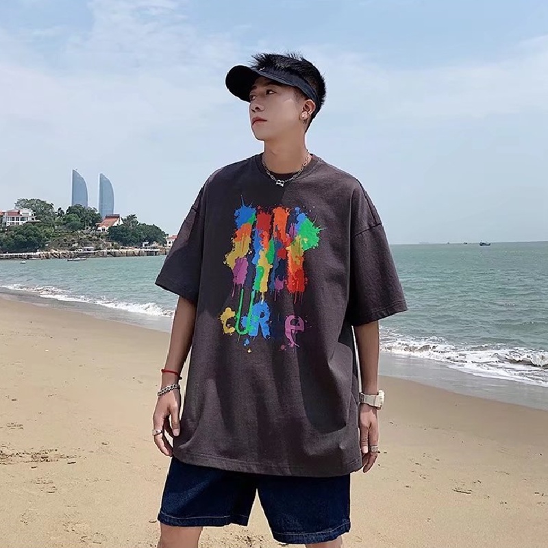 Áo Thun Tay Ngắn Thời Trang Phong Cách Hàn Năng Động Cho Nam size M-8XL