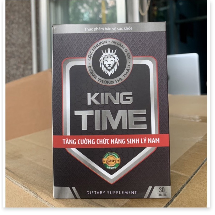 (Chính hãng) King Time - Bổ Thận, Tráng Dương, Tăng Cường Sinh Lý Làm Chậm Quá Trình Mãn Dục Hộp 30 Viên