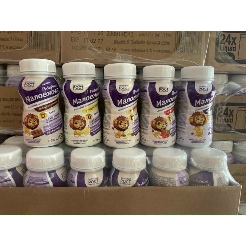 (Date 2024) Sữa nước Pediasure Nga hộp 200ml