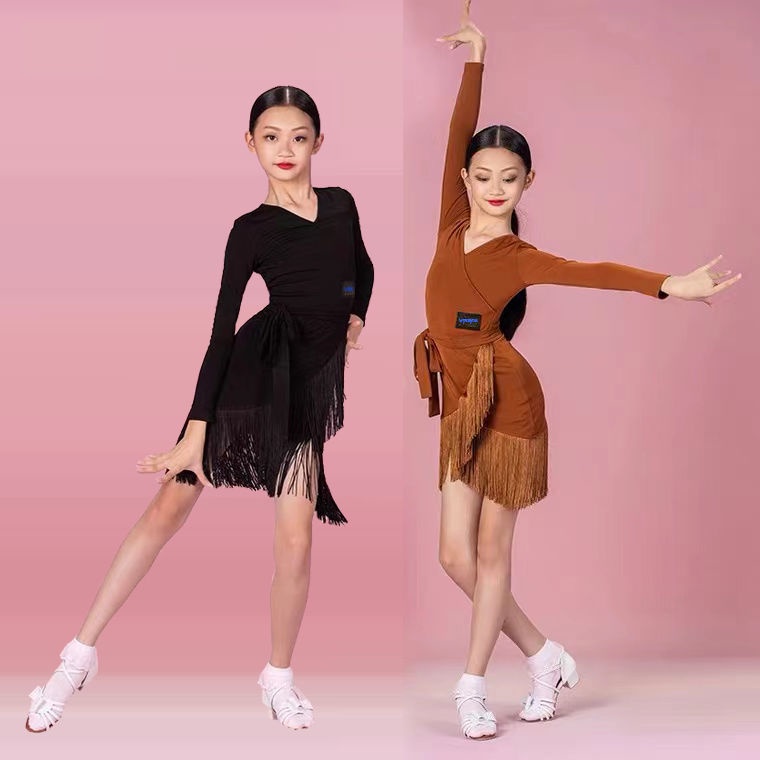 Váy Khiêu Vũ Latin Dùng Cho Bé Gái Từ 4 Tới 14 Tuổi