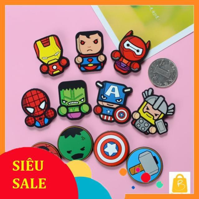 Nút gắn dép Crocs 2D, 3Dsiêu rẻ - Jibbitz Charm Sticker cài dép Sục