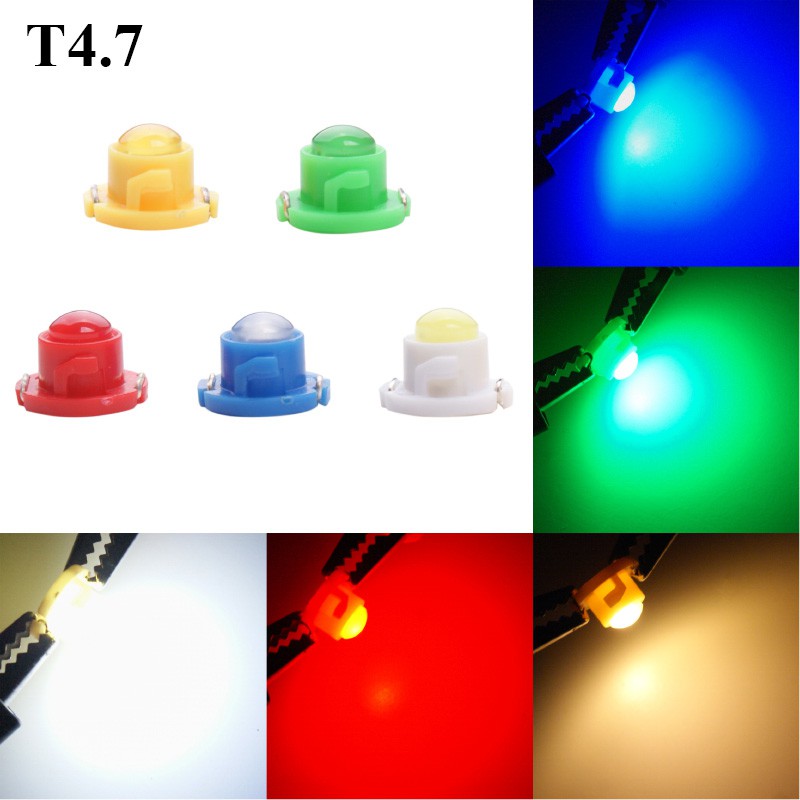 Set 10 Đèn Led Kevanly T5 B8.5D T3 T4.2 T4.7 Gắn Bảng Điều Khiển Xe Ô Tô Chất Lượng Cao