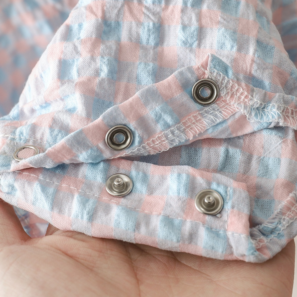 Bộ Áo Liền Quần Tay Ngắn Xinh Xắn Thời Trang Cho Trẻ Sơ Sinh